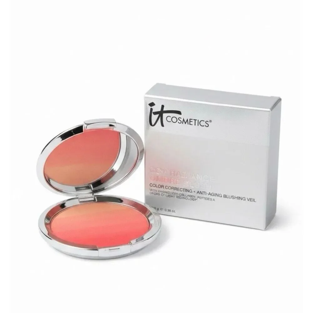 IT COSMETICS - CC+Radiance Ombré Blush/Color Correcting+Anti-Aging/Coral Flush